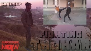 THOKAR  MOTIVETINOL FIGHTING official stunt fighting video sandeep dubey [upl. by Analihp]