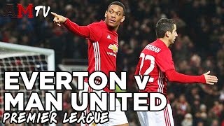 Everton v Manchester United  Premier League  4 December 2016 [upl. by Janerich]