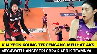 TRENDING❗️Kim Yeon Koung Sampai Tercengang Melihat Aksi Megawati Obrakabrik Teamnya [upl. by Biggs989]