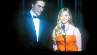 Robert Pattinson Presenting at the Oscars 2009 [upl. by Atela]