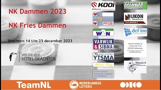 Ronde 5 NK Dammen 2023 Livestream speelzaal [upl. by Ax236]