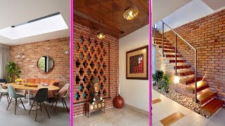 Brick Wall Ideas to design your home beautifully Brick Design Ideas for Interiors amp Exterior [upl. by Braeunig]