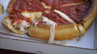 Giordanos  Chicago DeepDish Pizza  Reviews by Doc [upl. by Lucita950]