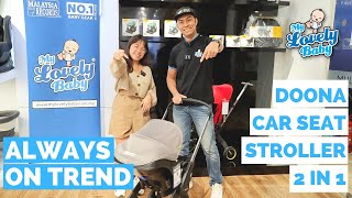 【REVIEW】Doona 2 in 1 Car Seat Stroller  My Lovely Baby [upl. by Eytteb]