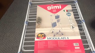 Gimi Modular 4 TurmWäscheständer aus Stahl 40 m Trockenlänge [upl. by Micah]