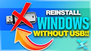 HOW TO REINSTALL WINDOWS WITHOUT USB [upl. by Aseeram]