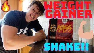 HOW TO MAKE A MUTANT MASS SHAKE  BEST MASS GAINER AVAILABLE [upl. by Hawkie40]