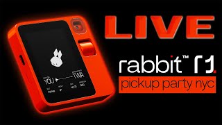 LIVE  Rabbit R1 First Look amp NYC Unboxing [upl. by Albrecht]