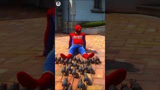 RAT WARRIORS Picks up SPIDERMAN House And Hangs it on A Tree 🌴 😱 gta5 shorts shortsfeed [upl. by Koeppel286]