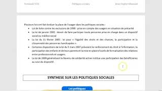 cours chapitre 1 historique des politiques sociales [upl. by Cherish]