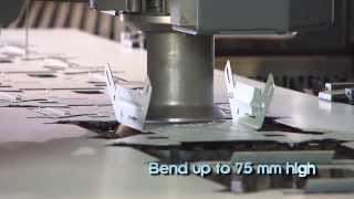 Punch form bend and tap on one machine LVDs Strippit PX [upl. by Aileahcim]