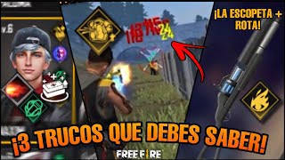 🔺 ¡TRUCOS QUE DEBES SABER DE LA ACTUALIZACIÓN 🔺  ¡RECUPERA EL DAÑO DE LAS SMG  FREE FIRE 🔥 [upl. by Soisatsana]