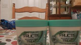 Garnier Fructis 1 Minute Nourishing Hair Mask ALOE REVIEW [upl. by Vasilis]