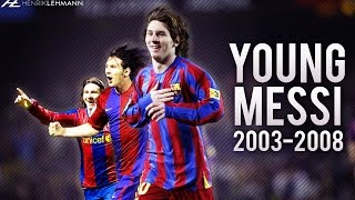 The Young Lionel Messi ● Goals Skills amp Assists ● 20032008 HD [upl. by Asik]