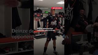 Ilhan Fandi chokes up when giving emotional speech after Belgian club debut amp returning from injury [upl. by Sahpec90]