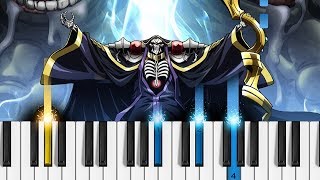 Overlord III Opening  quotVORACITYquot  Piano Tutorial [upl. by Tahp488]