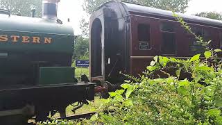 GWR 813 at Wymondham  2tone Whistle [upl. by Cross]