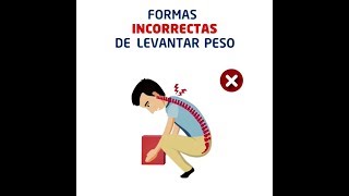 Tips para alzar objetos pesados y evitar lesiones [upl. by Bela854]