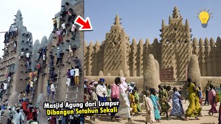 Masjid Agung dari Lumpur Dibangun Setahun Sekali [upl. by Robinette]