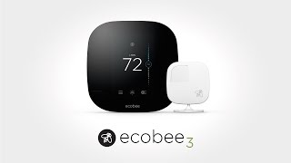 ecobee3 The smarter wifi thermostat with remote sensors [upl. by Mohorva413]