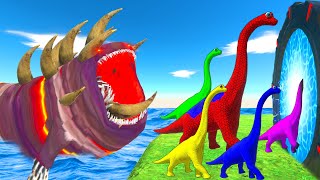 Evolution Of Godzilla vs Titan Bloop Megalodon  All Velociraptor Dinosaur Jurassic Plane [upl. by Dorahs398]