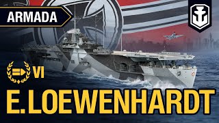 Armada Erich Loewenhardt — German aircraft сarrier  World of Warships [upl. by Malia320]