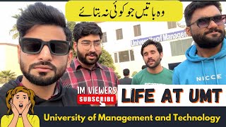 Umt Lahore  life at umt  university if management and technology lahore [upl. by Ecirum]