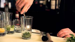 How to properly muddle for cocktails  DrinkSkool Bar Techniques [upl. by Nyroc]