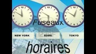 Repères  6ème Fuseaux horaires [upl. by Kralc]