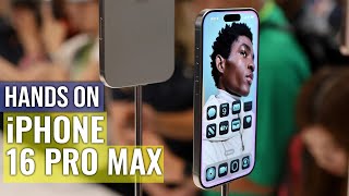 iPhone 16 Pro Max Handson The Game Changer [upl. by Anilam82]