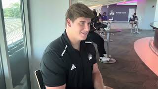 Karson Jones on ECU media day [upl. by Gaby774]