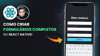 Criando formulários completos com React native 👌 [upl. by Thirion]