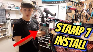 INSTALLING CRANK BROTHERS STAMP 7 PEDALS ON MY WHEELIE BIKE BEST PEDALS [upl. by Allemrac967]