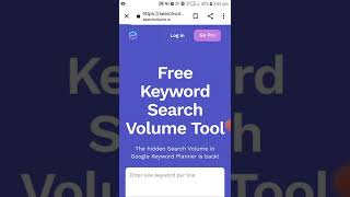 Free Keyword Search Volume Tool free keyword research tool [upl. by Anoval745]