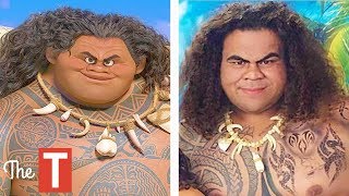 10 Moana Characters In Real Life [upl. by Eirrehc]