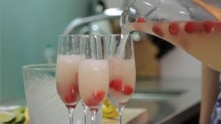 How to Make Champagne Cocktails  Cocktail Recipes [upl. by Ettezyl628]