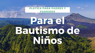 los sacramentos explicados  Platica para papas y Padrinos antes del Bautismo [upl. by Acirt]