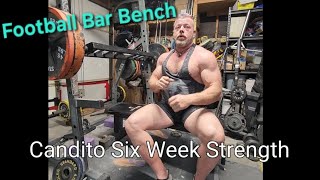 Candito Six Week Strength Program Week 2 Powerlifting Bench Press and Overhead Press [upl. by Fortunna714]