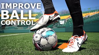 Improve Your Ball Control In 5 Minutes  Follow Along Ball Mastery Session For Footballers [upl. by Enad]