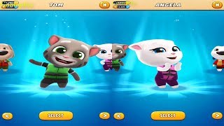 Talking Tom Jetski 2 Android Gameplay Talking Angela VS Talking Tom [upl. by Capon]