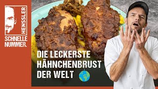 Schnelles Die leckerste Hähnchenbrust der Welt Rezept von Steffen Henssler [upl. by Yhotmit]