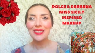 Easy Dolce and Gabbana Miss Sicily Inspired Makeup Tutorial  GRWM Matte Luxury Lipstick [upl. by Nutter]