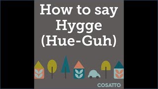 How to pronounce Hygge [upl. by Clevey]