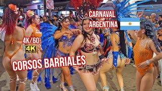 CORSOS BARRIALES CARNAVAL ARGENTINA 2024 parte 03 [upl. by Nuawaj792]