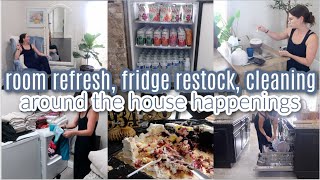 Productive Around The House Happenings Room Refresh Fridge Restock lol Cleaning Weekly Reset [upl. by Harts212]