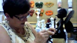 Powertex Sculpting Tips with Artist  Sharon Brassard [upl. by Eimac441]