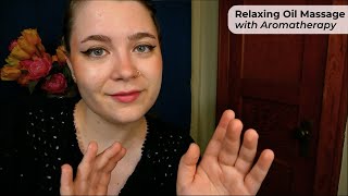 Extra Relaxing Aromatherapy Massage Oil Sounds ExplainingNarrating Actions 💤 ASMR Roleplay [upl. by Niall816]