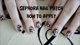 sephora nail stickers [upl. by Kimura]