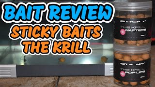 STICKY BAITS THE KRILL BAIT REVIEW  TOMMYS BAIT TESTING  CARP FISHING 2024 [upl. by Bellamy]