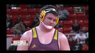 HWT Cohlton Schultz Arizona State vs Konner Doucet Oklahoma State [upl. by Suidaht]